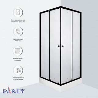 Душевой уголок с поддоном PARLY ZFQ911B (90х90х190)